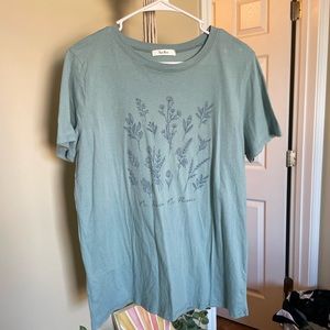 One Loved Babe No Rain No Flowers Tee